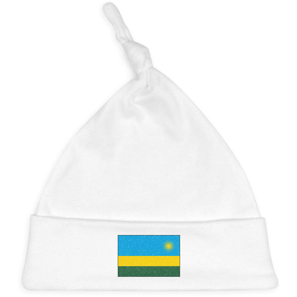 'Rwanda Flag' Baby Beanie Hat (BH00008819)