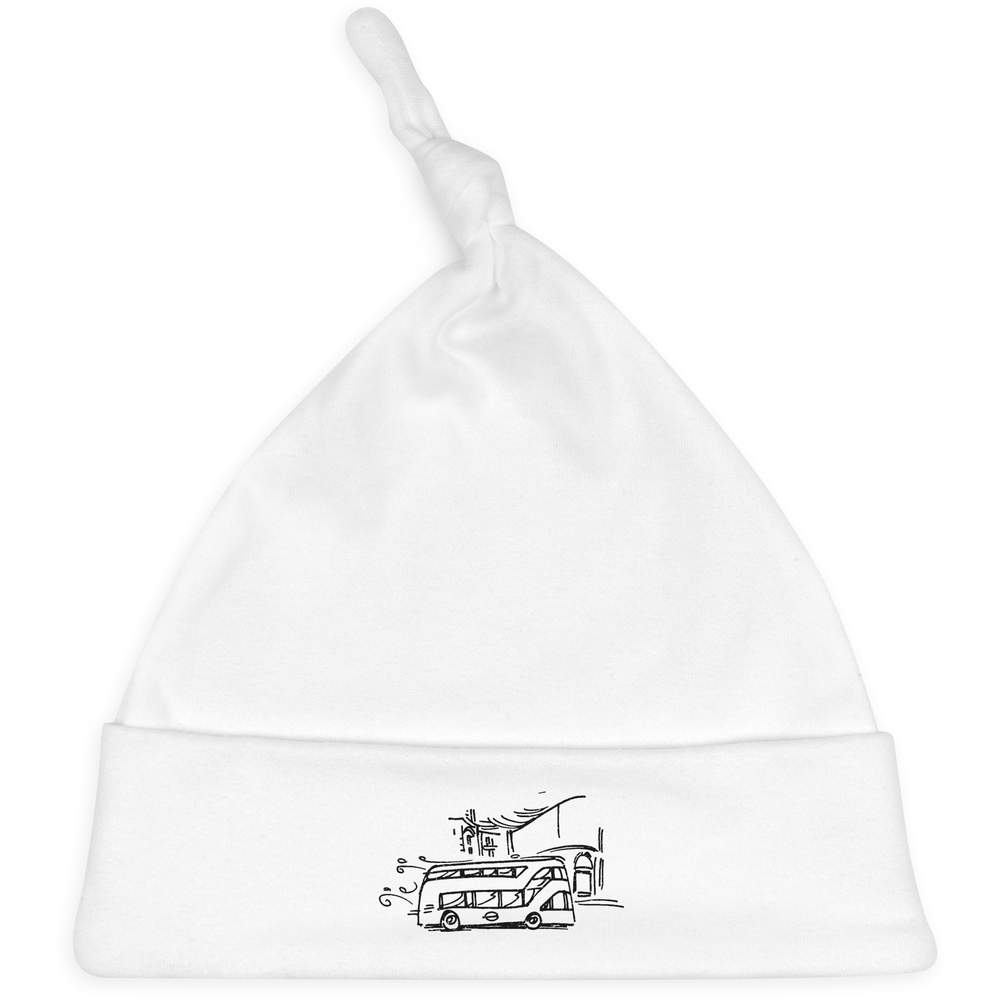 'Double-decker Bus' Baby Beanie Hat (BH00016285)
