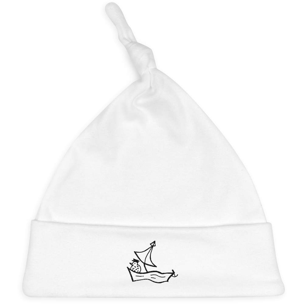 'Duck on Boat' Baby Beanie Hat (BH00017168)
