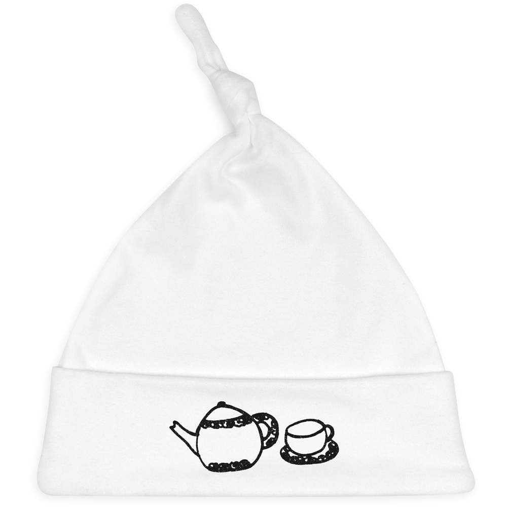 'Teapot & Cup' Baby Beanie Hat (BH00019882)
