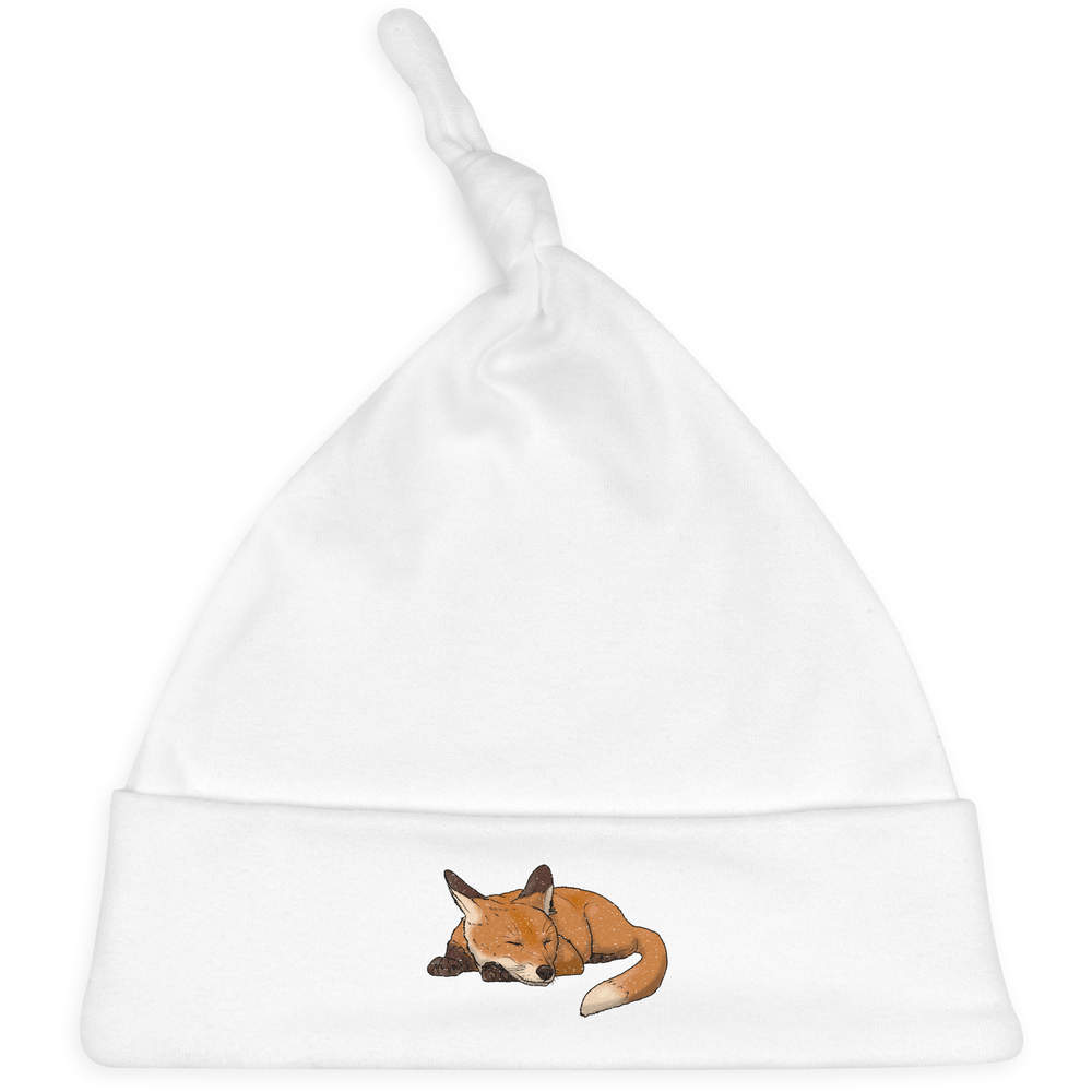 'Sleeping Fox' Baby Beanie Hat (BH00020458)