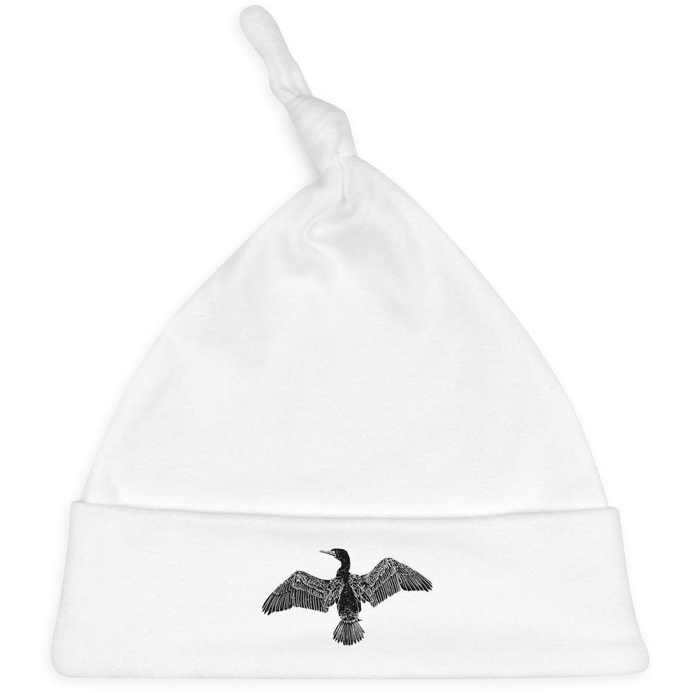 'Cormorant Silhouette' Baby Beanie Hat (BH00021773)