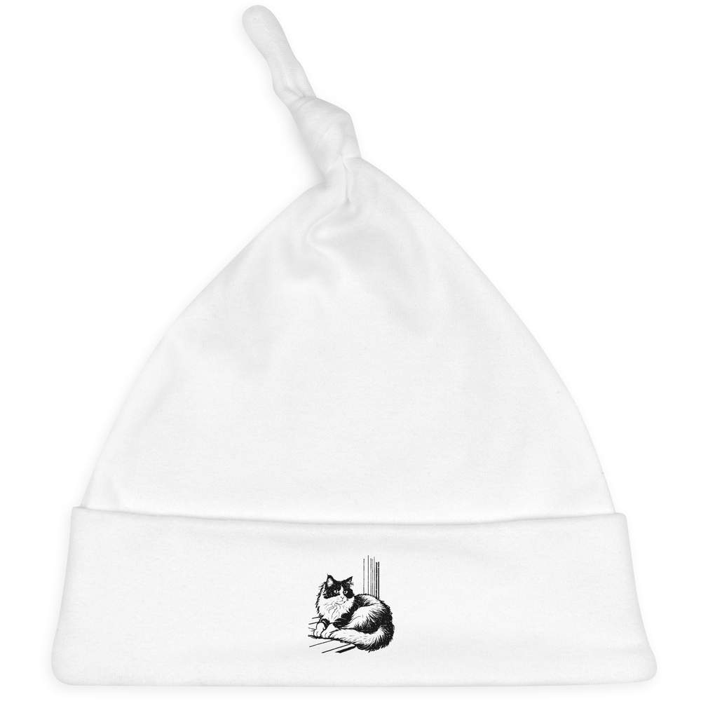 'British Longhair Cat' Baby Beanie Hat (BH00027532)
