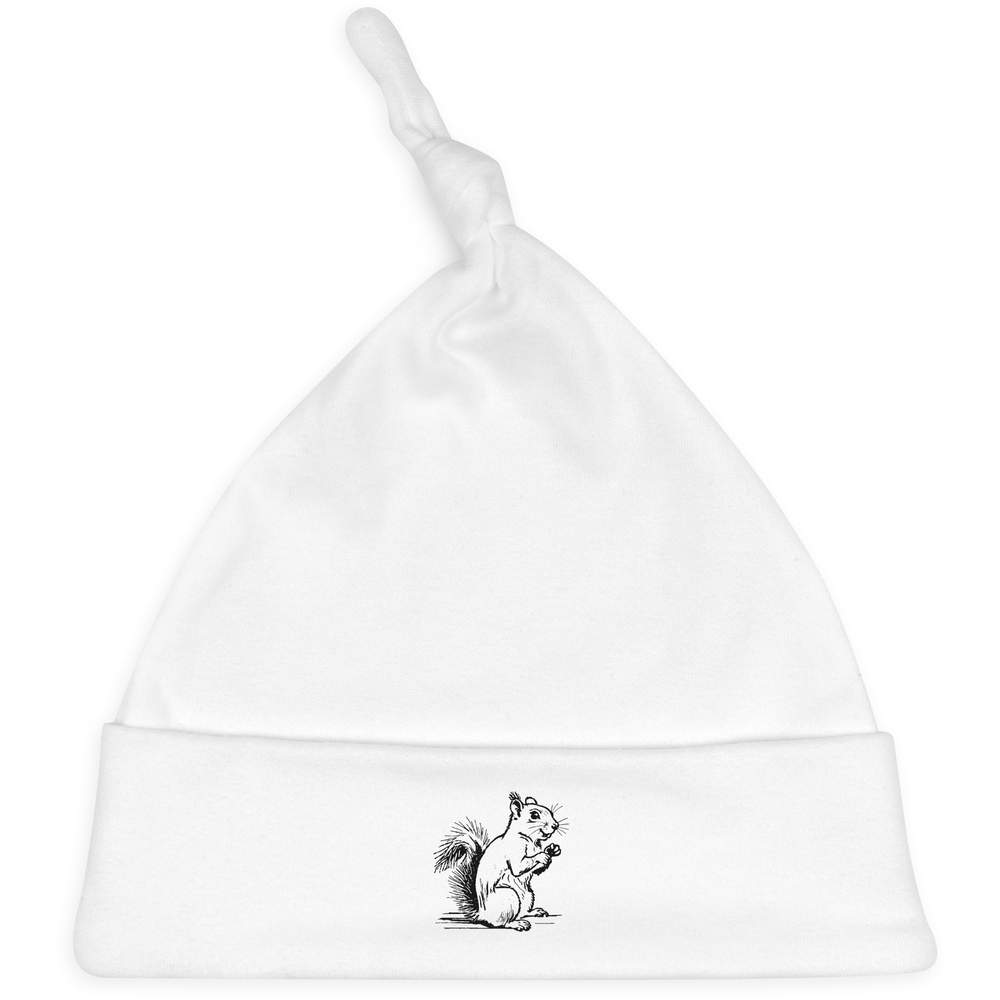 'Grey Squirrel' Baby Beanie Hat (BH00027585)