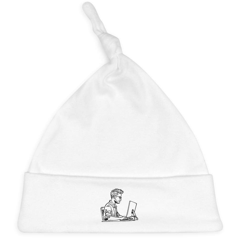 'Software Developer' Baby Beanie Hat (BH00028740)