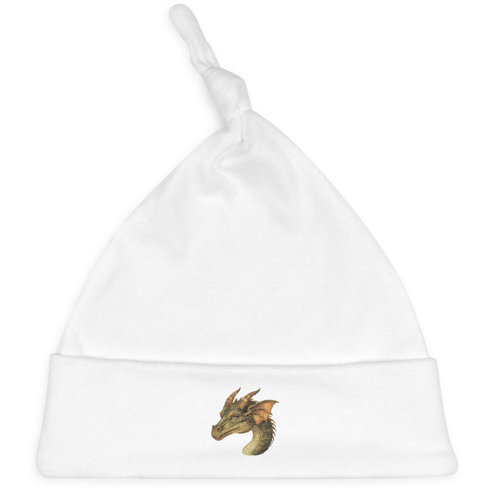 'Green Dragon Head' Baby Beanie Hat (BH00030431)