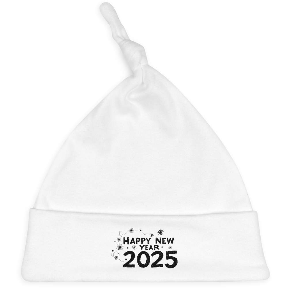 'Happy New Year 2025' Baby Beanie Hat (BH00031724)