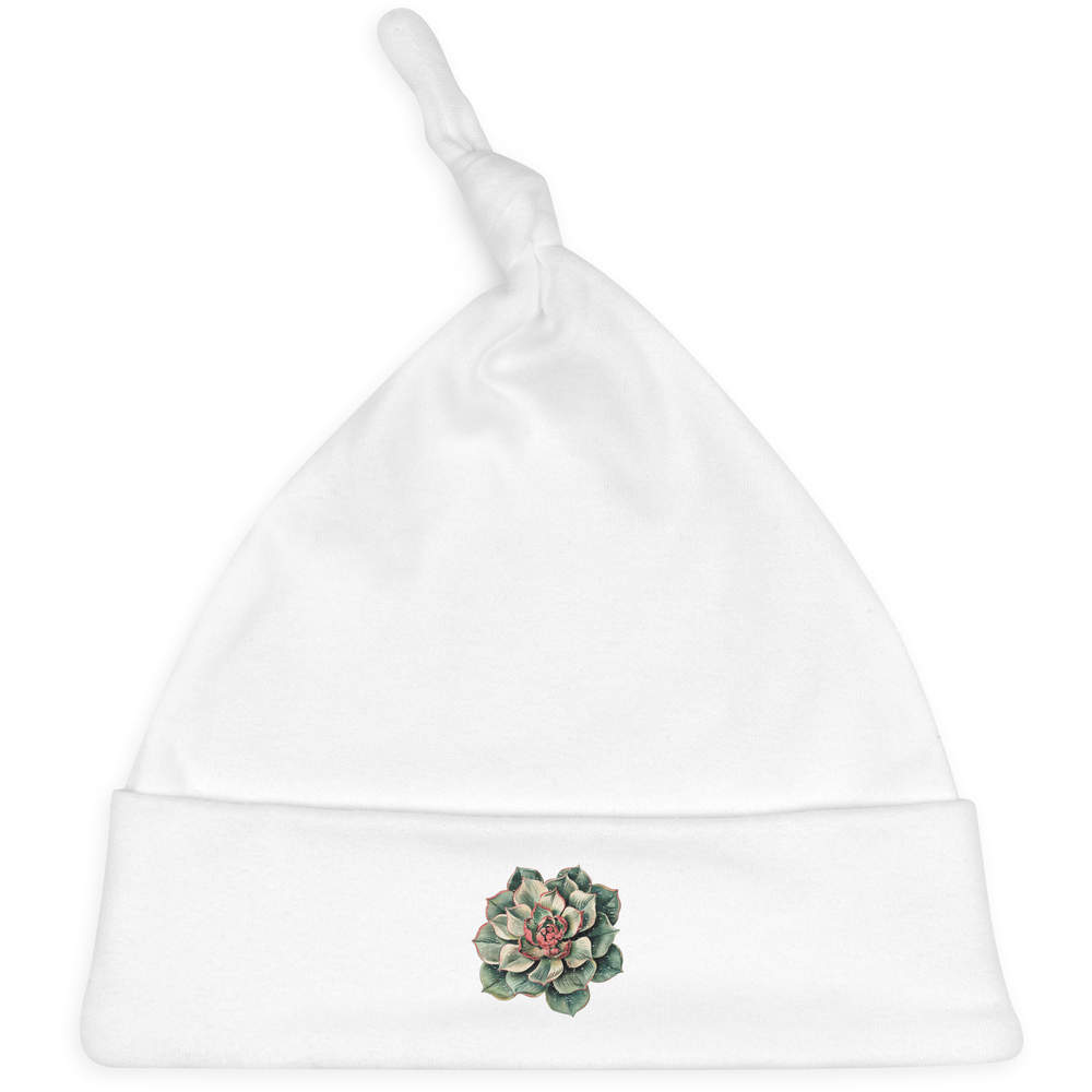 'Vintage Succulent' Baby Beanie Hat (BH00032160)