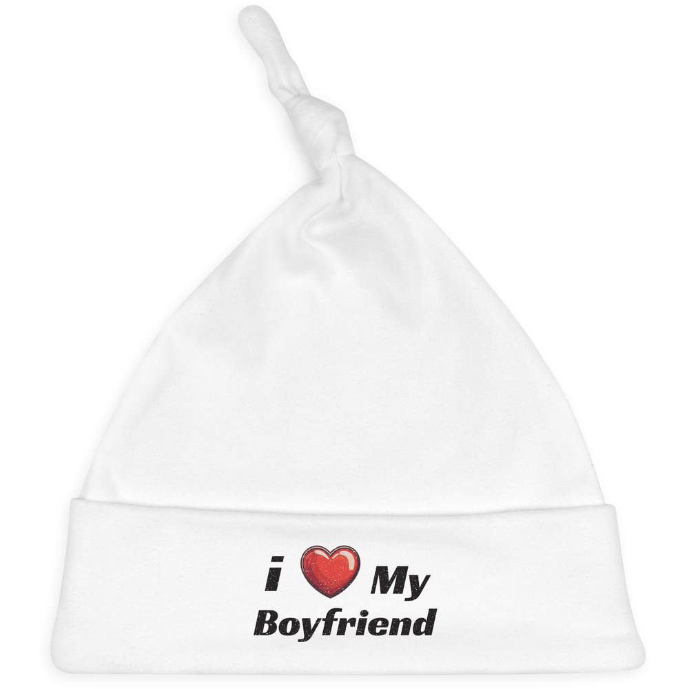 'I Love My Boyfriend' Baby Beanie Hat (BH00033180)