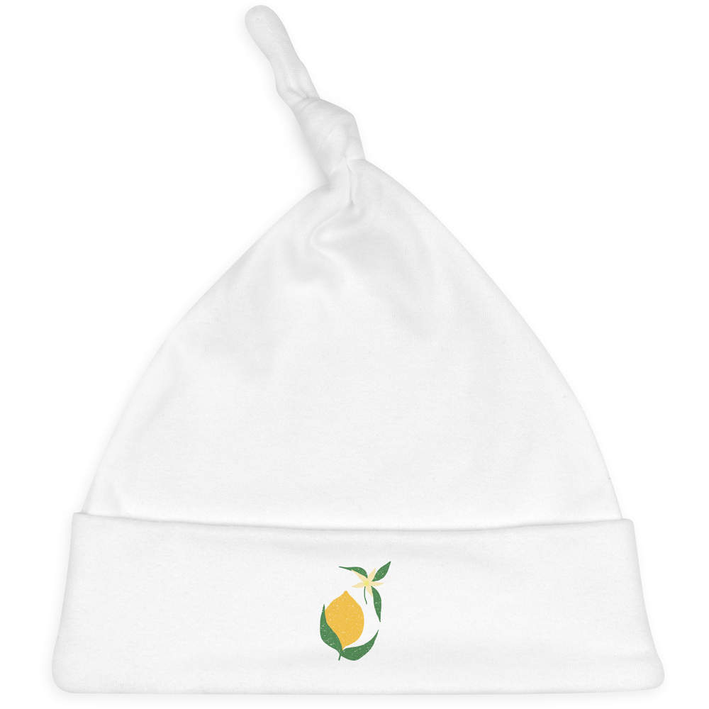 'Lemon And Blossom ' Baby Beanie Hat (BH00033407)