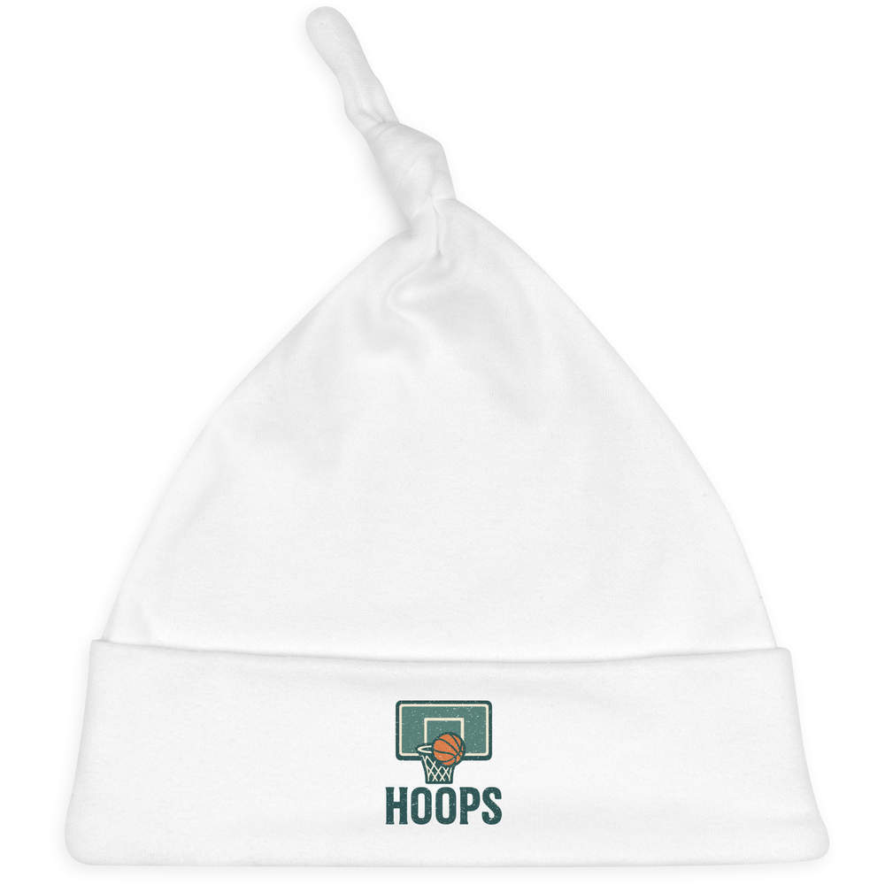 'Basketball Hoops Design' Baby Beanie Hat (BH00036119)