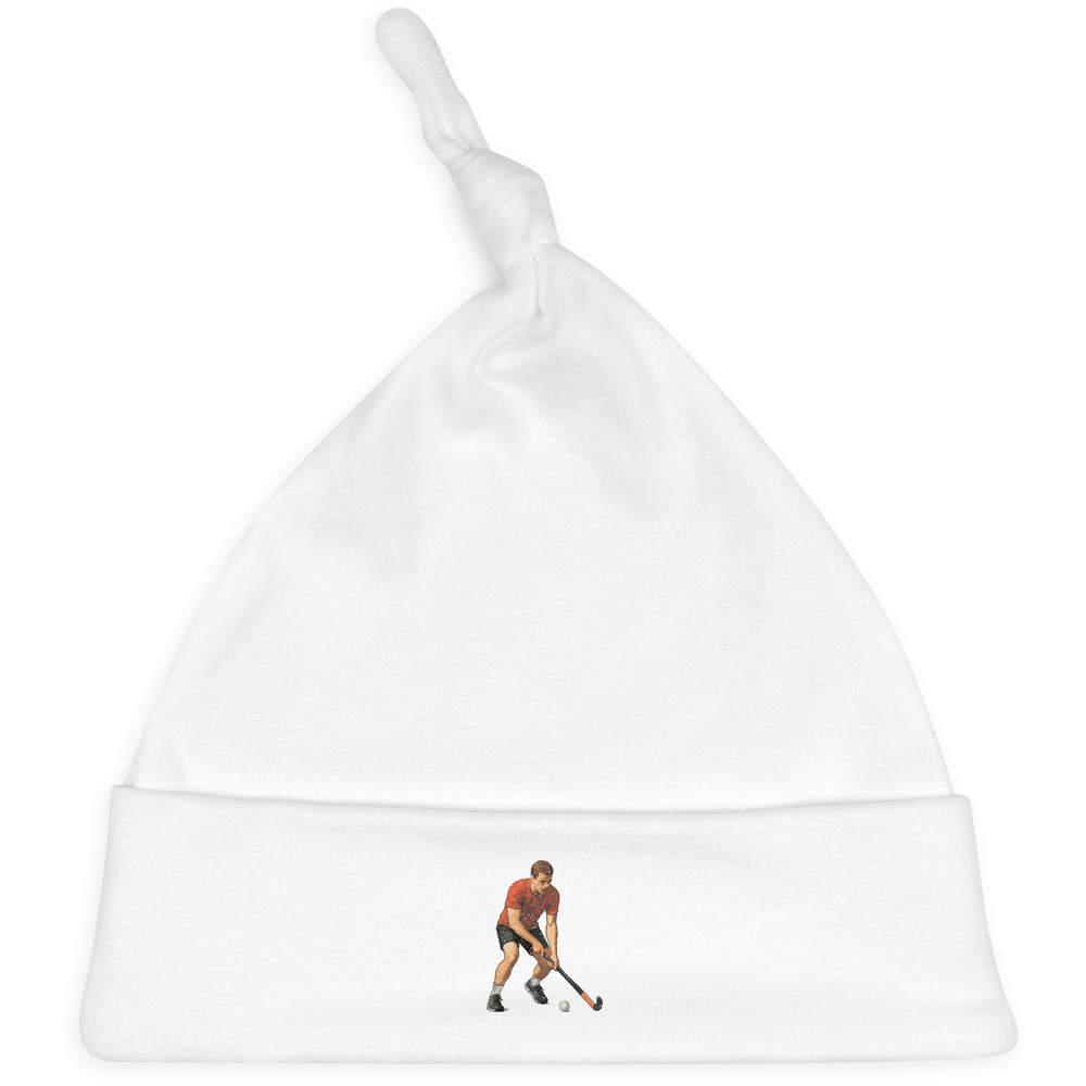 'Field Hockey Player' Baby Beanie Hat (BH00037219)