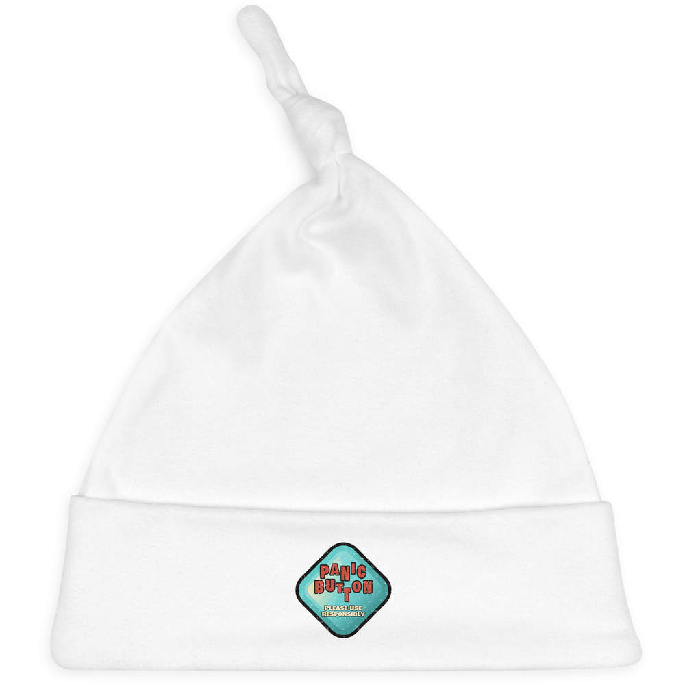 'Panic Button' Baby Beanie Hat (BH00037866)