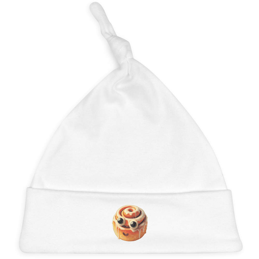 'Funny Face Cinnamon Roll' Baby Beanie Hat (BH00039583)