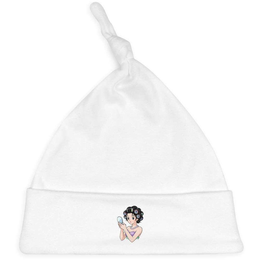 'Mermaid with Hair Curlers' Baby Beanie Hat (BH00041053)