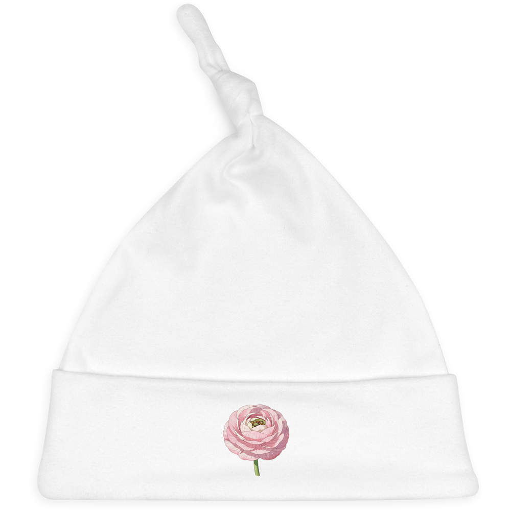 'Ranunculus Flower' Baby Beanie Hat (BH00043758)