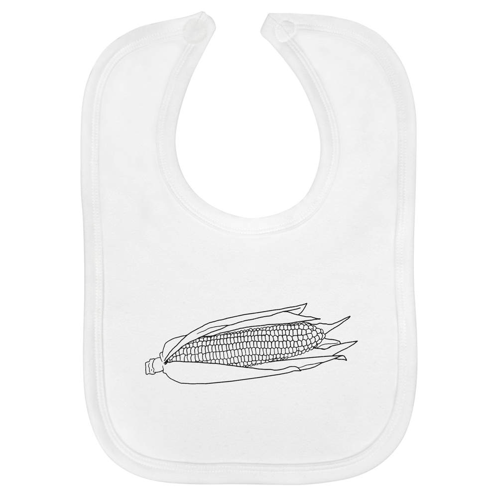 'Sweetcorn' Soft Cotton Baby Bib (BI00021176)