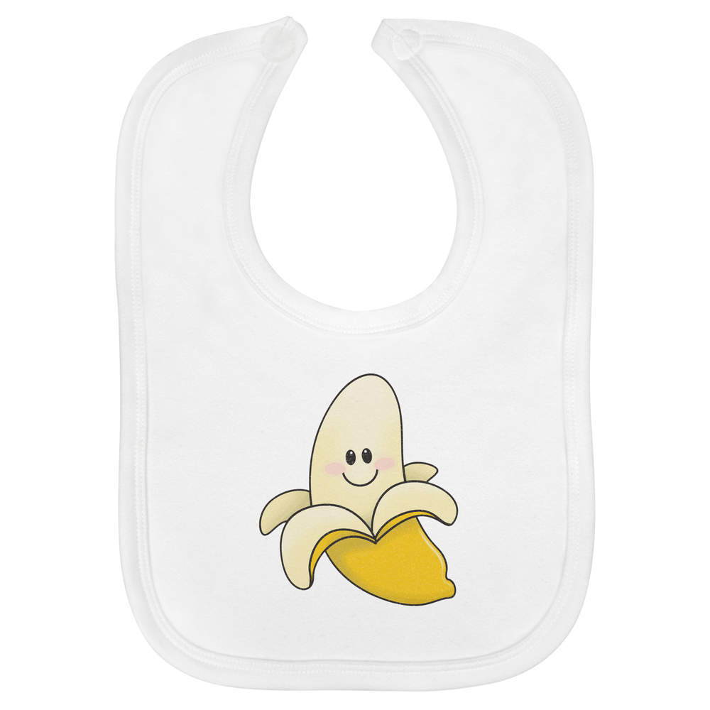 'Cute Banana' Soft Cotton Baby Bib (BI00038092)