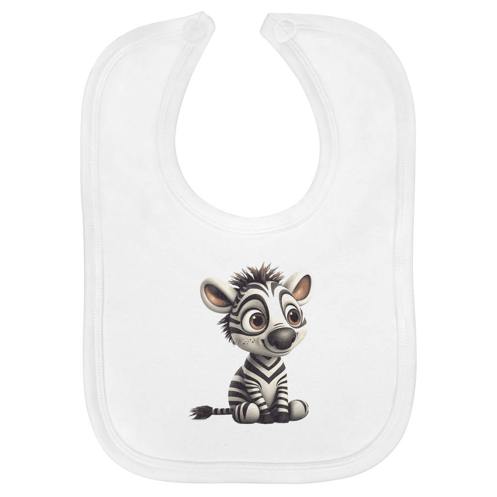 'Cute Zebra' Soft Cotton Baby Bib (BI00052145)