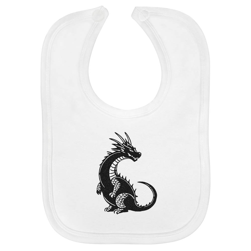'Baby Dragon' Soft Cotton Baby Bib (BI00056070)