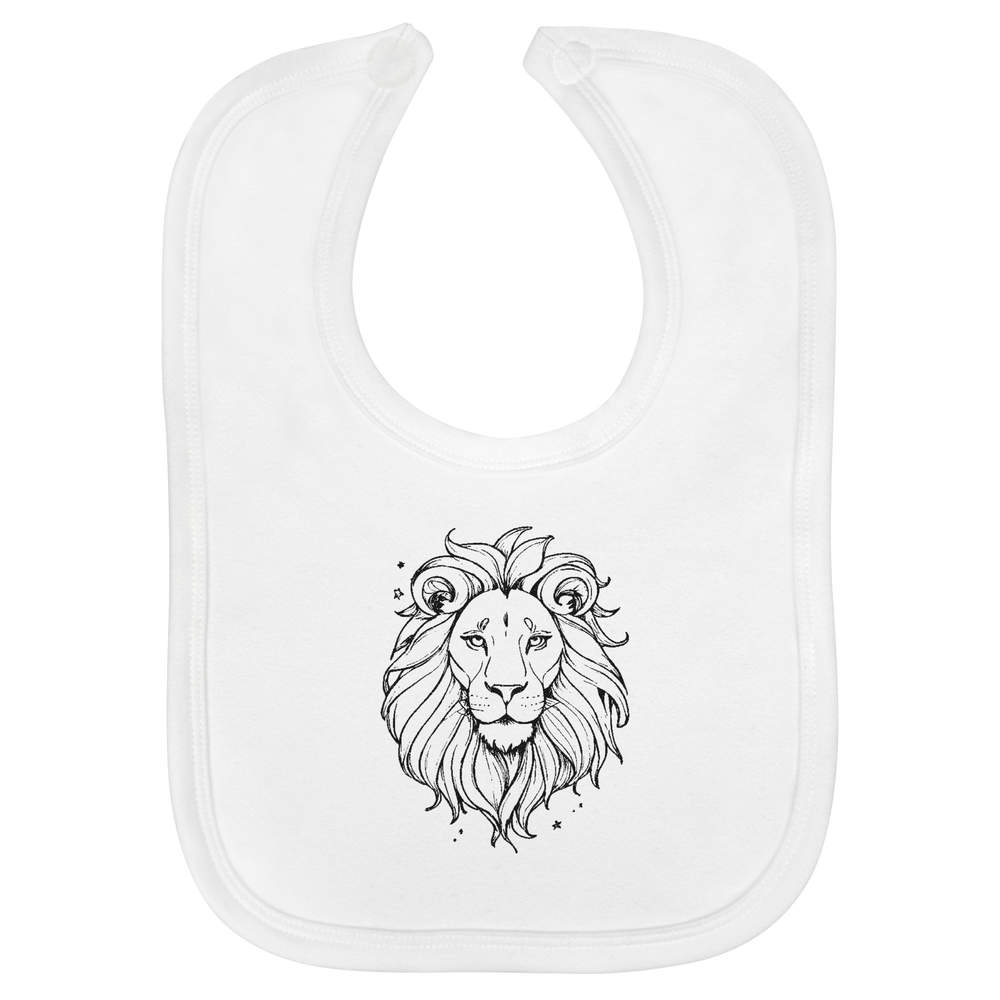 'Leo Lion' Soft Cotton Baby Bib (BI00056240)