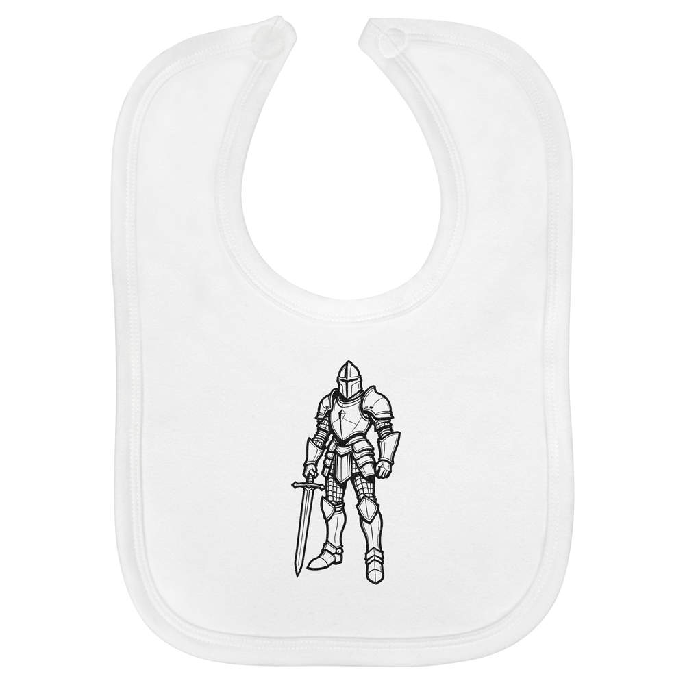 'Paladin Knight' Soft Cotton Baby Bib (BI00060886)