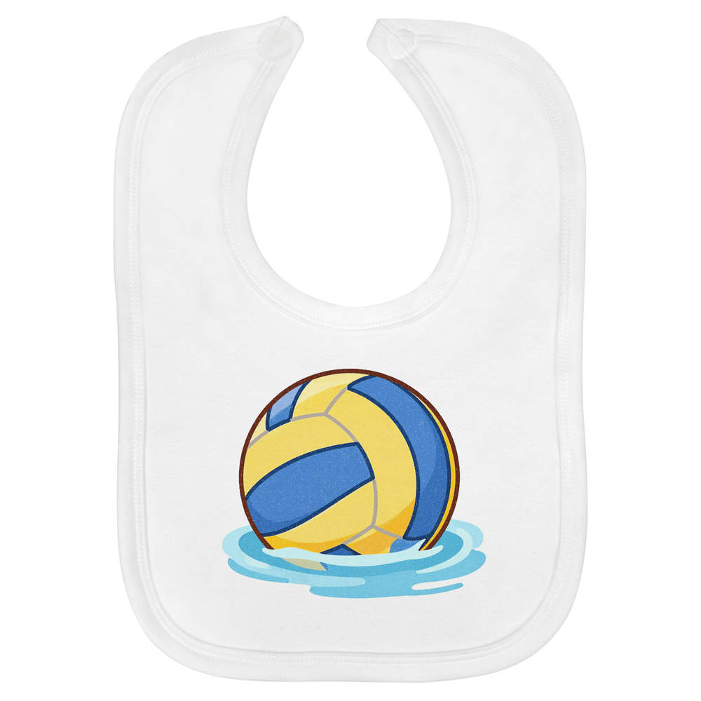 'Water Polo Ball' Soft Cotton Baby Bib (BI00073173)