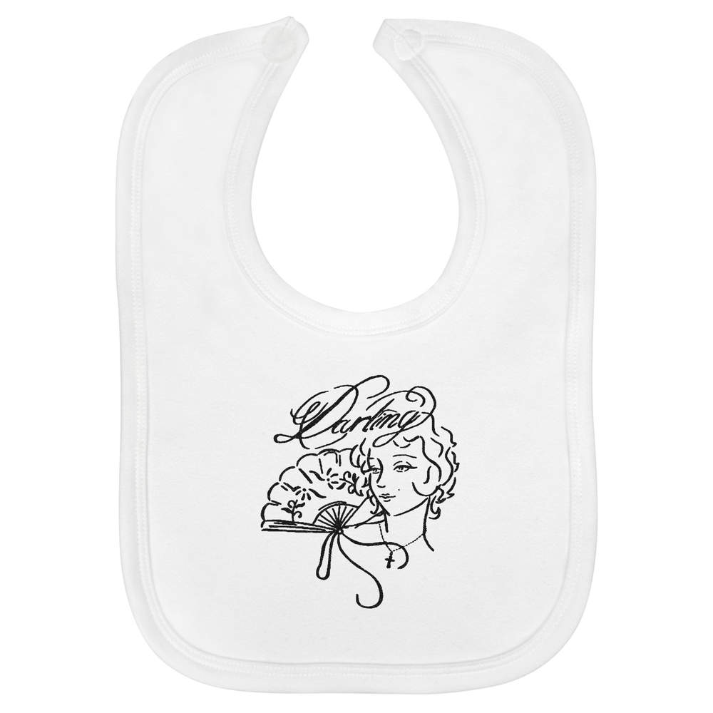 'Darling lady' Soft Cotton Baby Bib (BI00073404)
