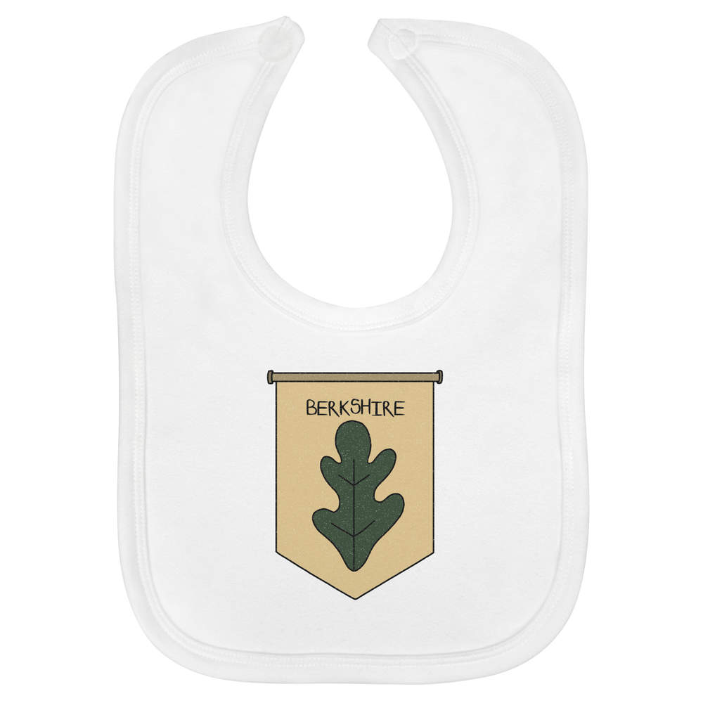 'Berkshire Banner' Soft Cotton Baby Bib (BI00074029)