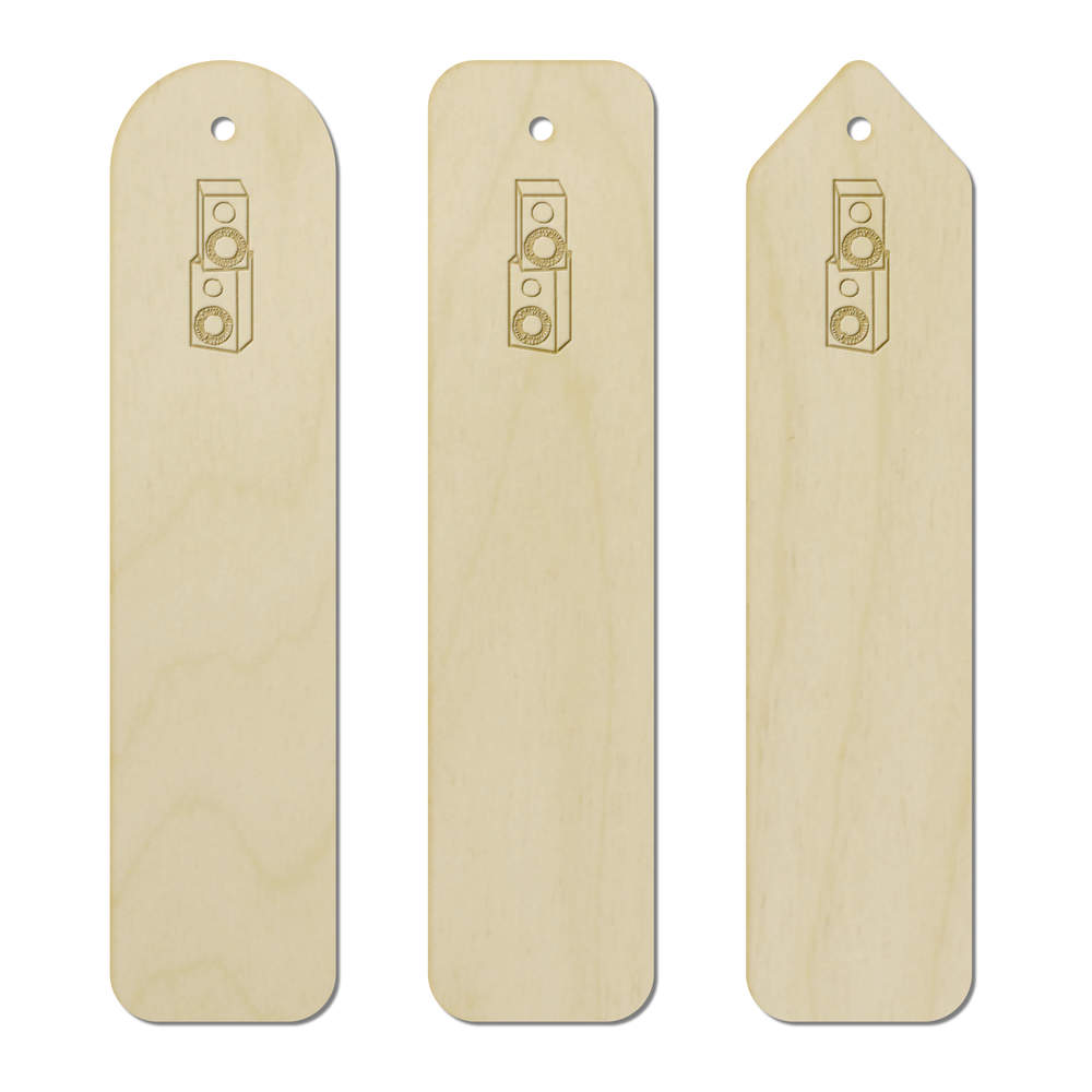 3 x 'Speakers' Birch Bookmarks (BK00001663)