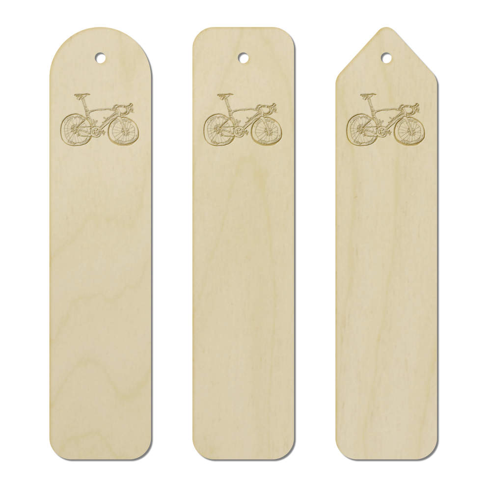 3 x 'Bicycle' Birch Bookmarks (BK00018374)