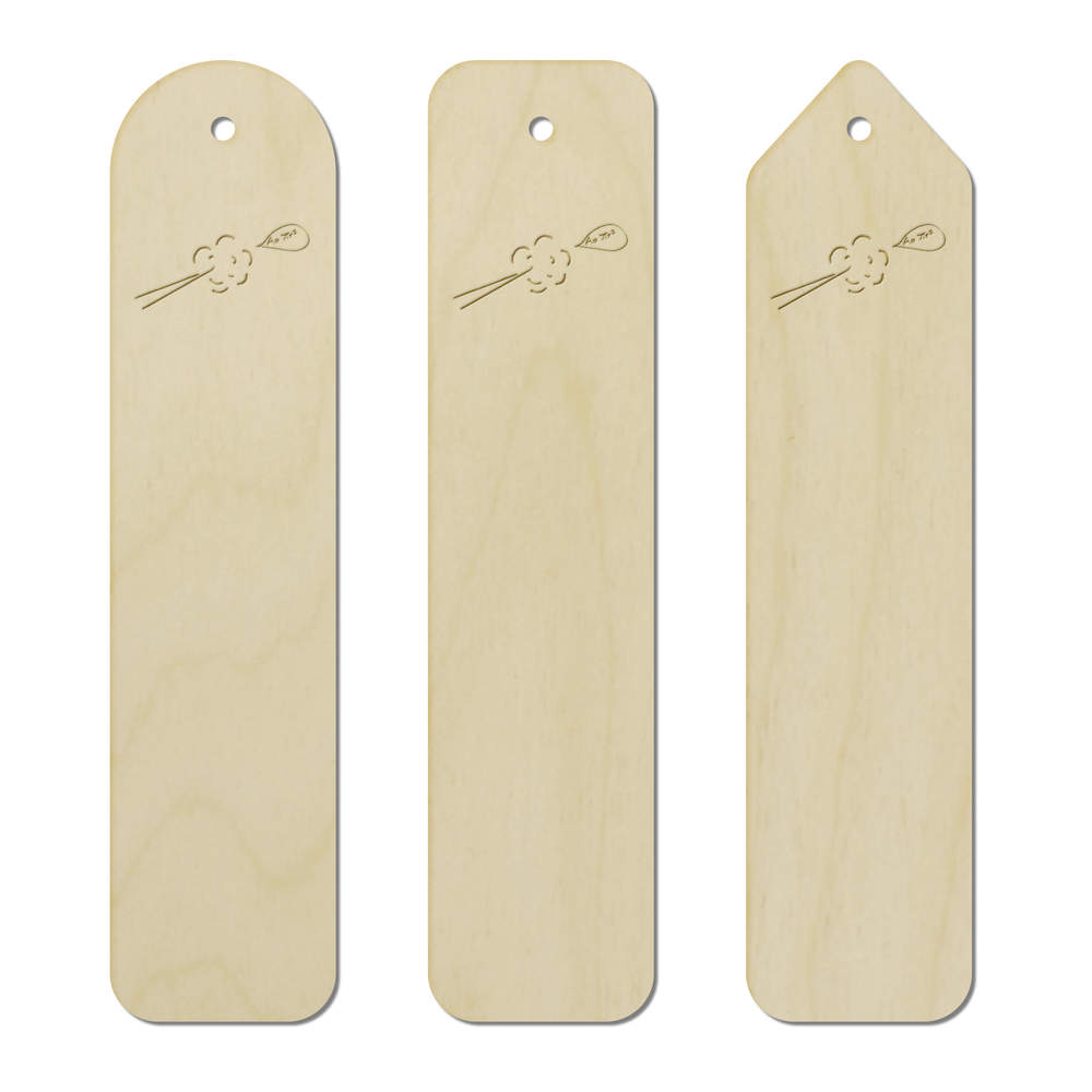 3 x 'Smart Fart' Birch Bookmarks (BK00023238)