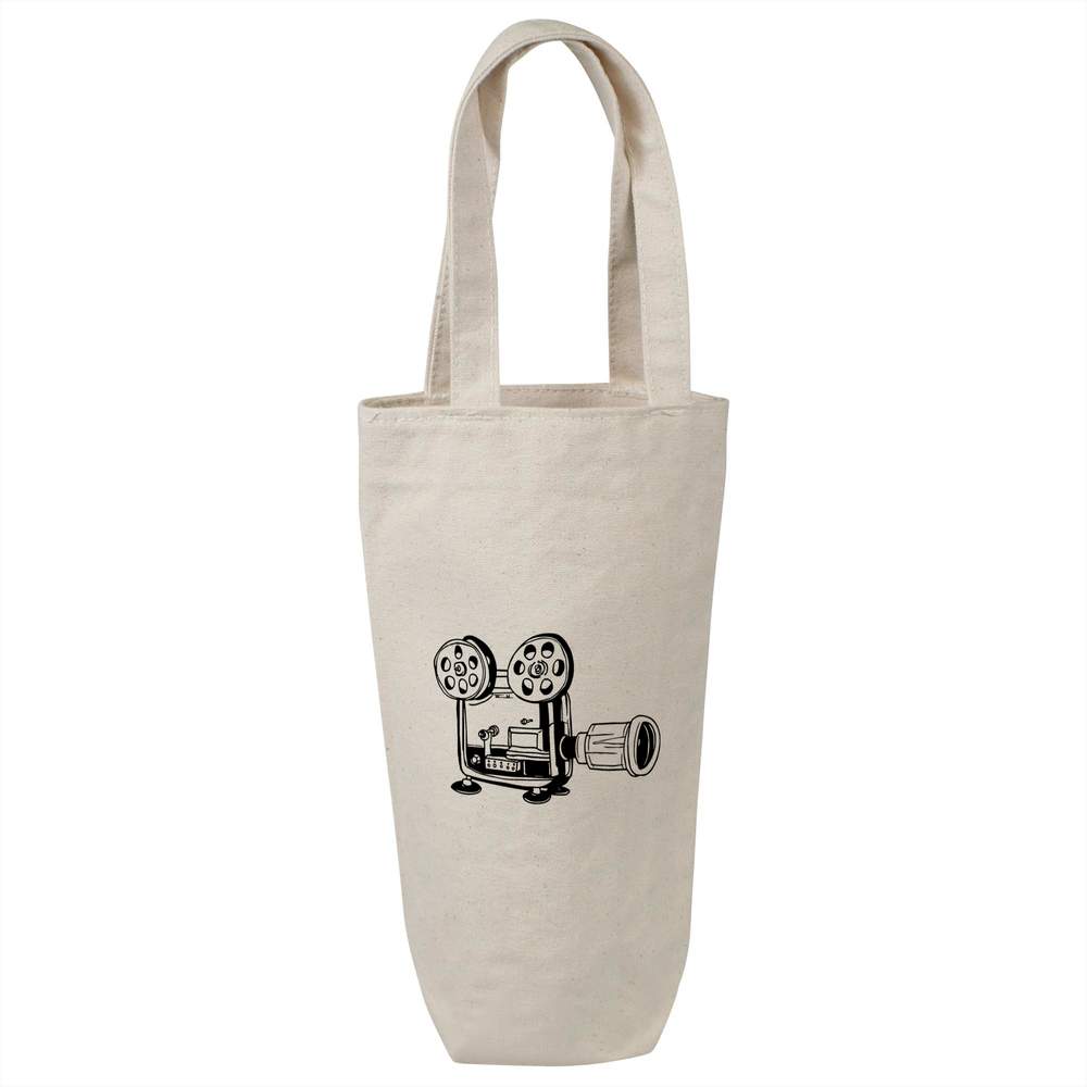 'Vintage Film Camera' Cotton Wine Bottle Gift / Travel Bag (BL00005259)