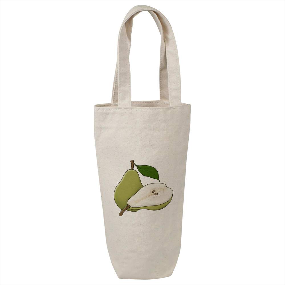 'Delicious Pears' Cotton Wine Bottle 70% OFF Outlet Gift BL000191 Travel Bag Inventory cleanup selling sale