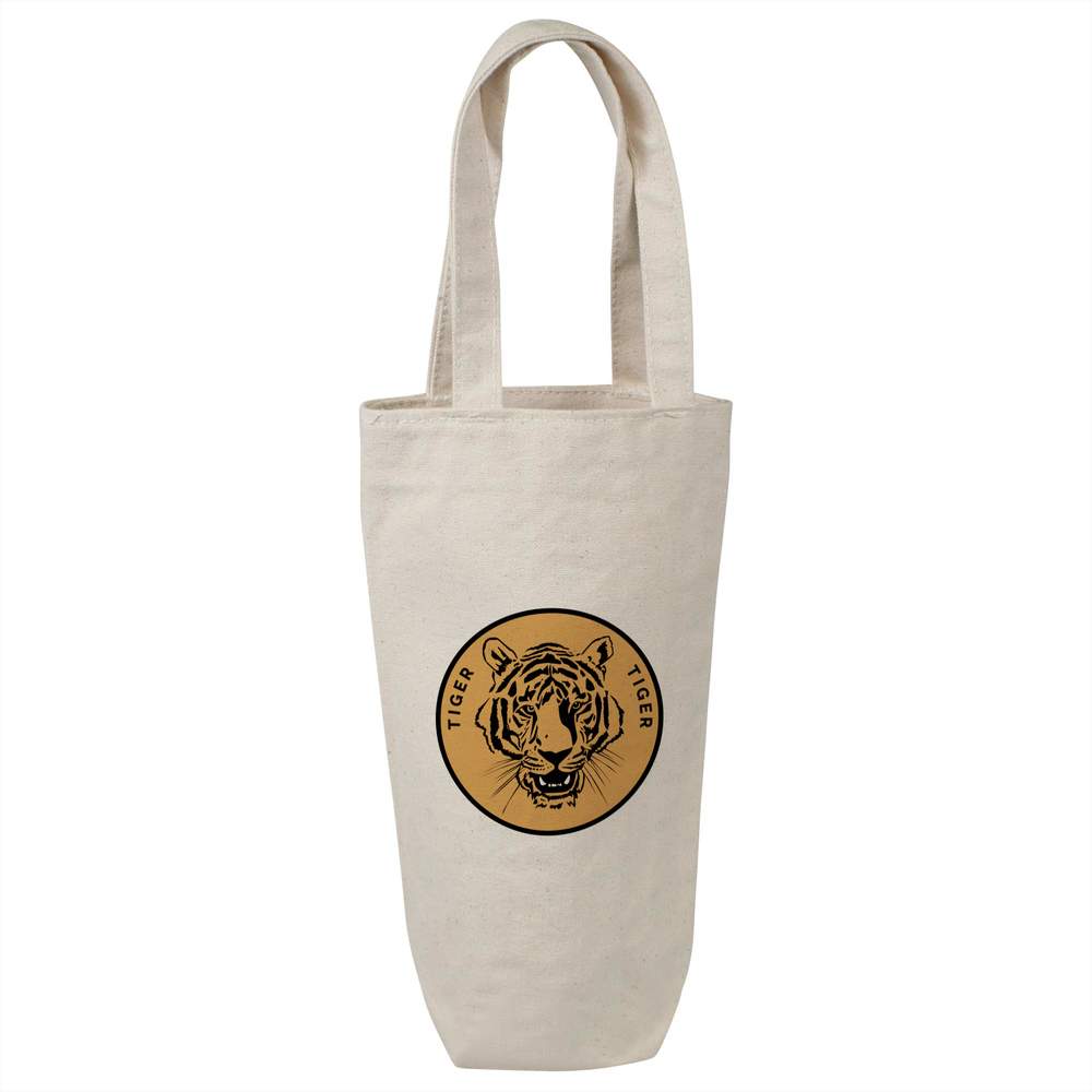 'Tiger Tiger' Cotton Wine Bottle Gift / Travel Bag (BL00028993)