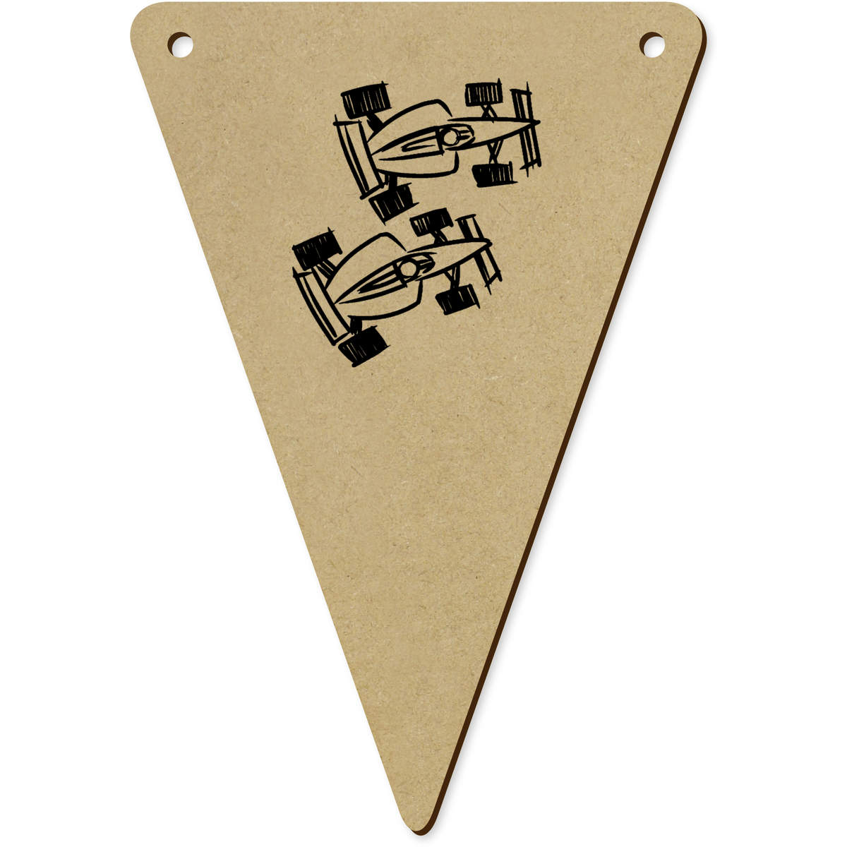 5 x 140mm 'Racing Cars' Bunting Pennants / Flags (BN00029775)