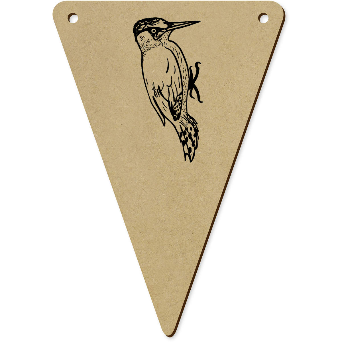 5 x 140mm 'Woodpecker' Bunting Pennants / Flags (BN00053106)