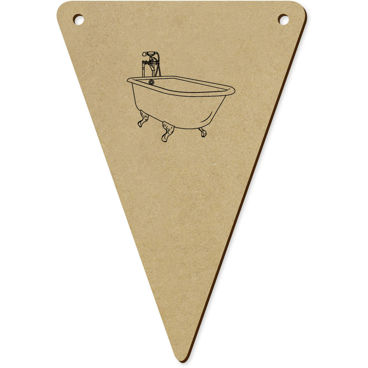 5 x 140mm 'Antique Bath' Bunting Pennants / Flags (BN00067848)