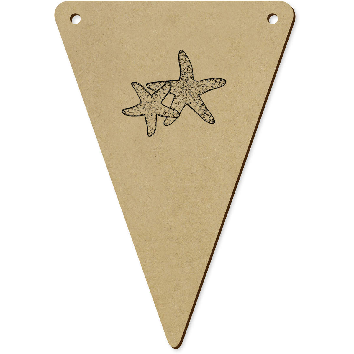 5 x 140mm 'Starfish' Bunting Pennants / Flags (BN00070973)