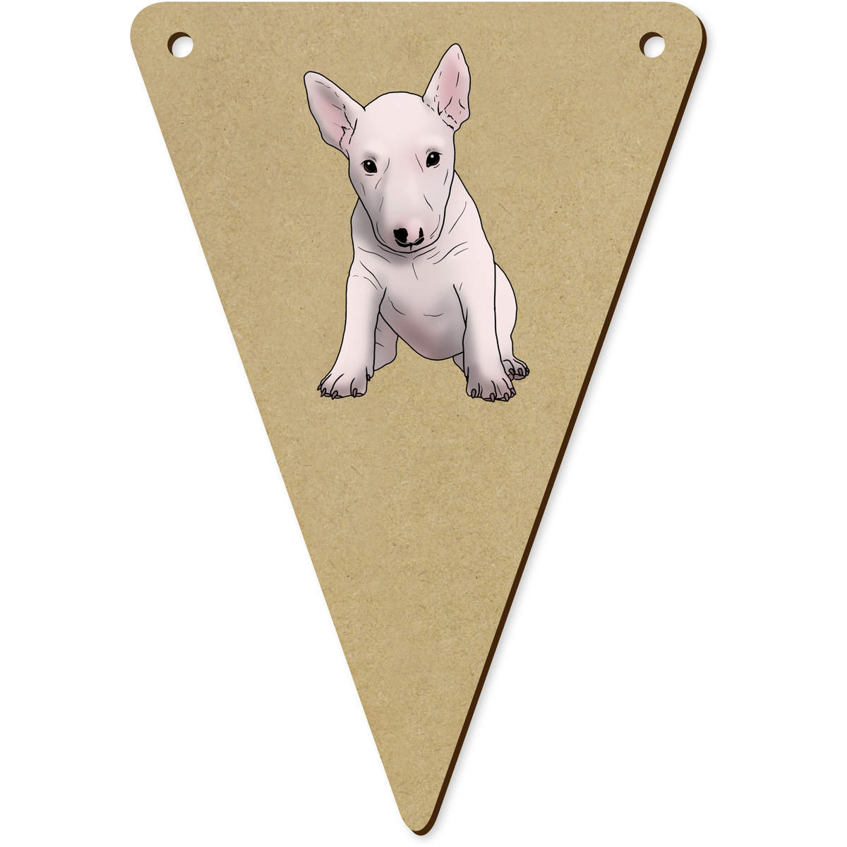 5 x 140mm 'English Bull Terrier' Bunting Pennants / Flags (BN00071995)