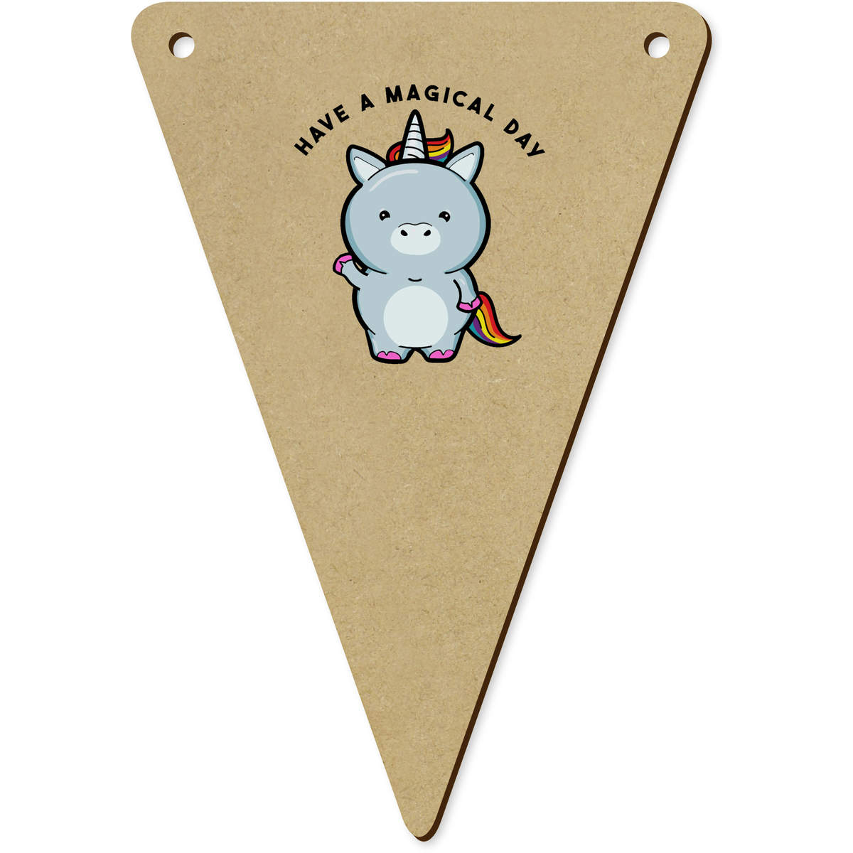 5 x 140mm 'Magical Unicorn' Bunting Pennants / Flags (BN00074919)
