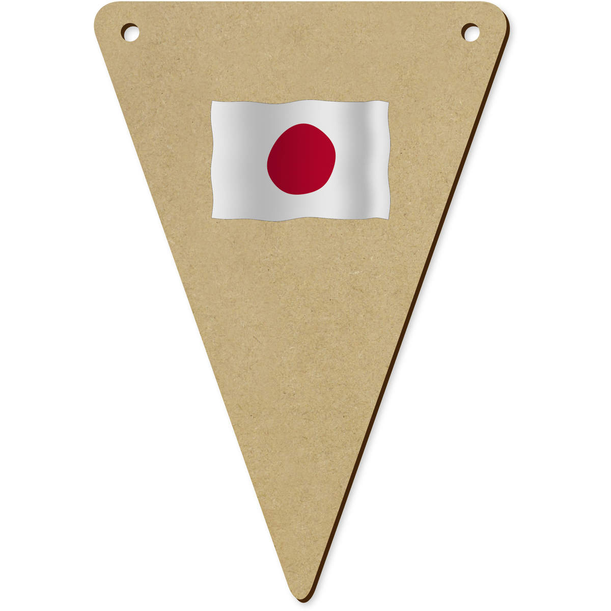 5 x 140mm 'Waving Japanese Flag' Bunting Pennants / Flags (BN00075074)