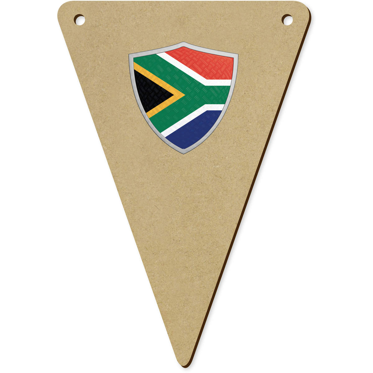 5 x 140mm 'South Africa Shield' Bunting Pennants / Flags (BN00078695)