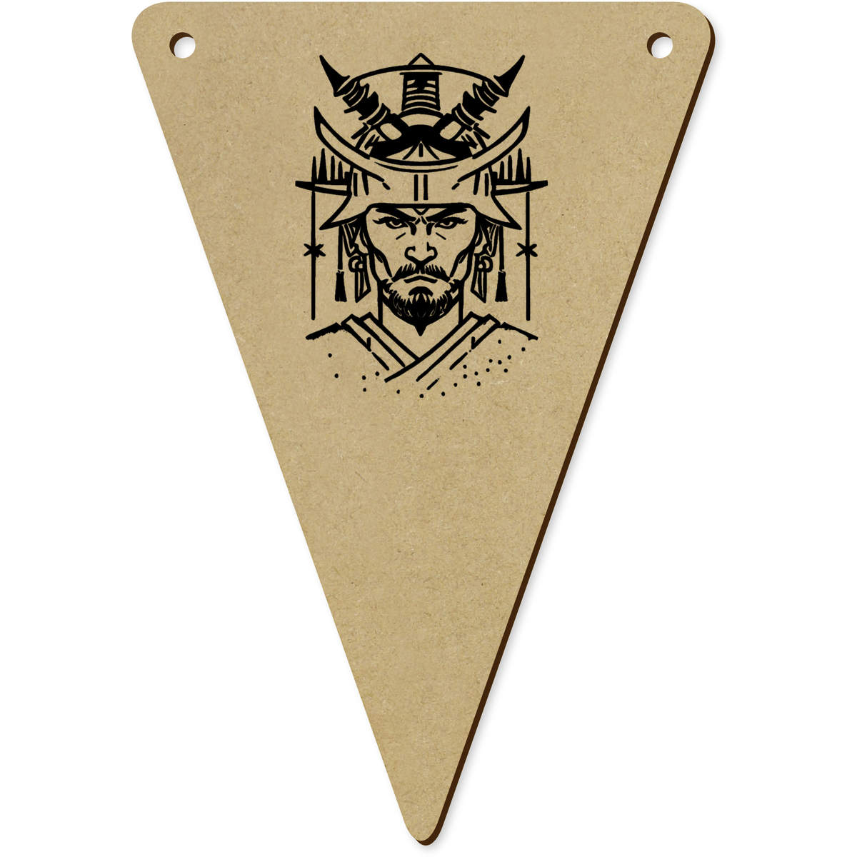 5 x 140mm 'Samurai Warrior' Bunting Pennants / Flags (BN00080476)