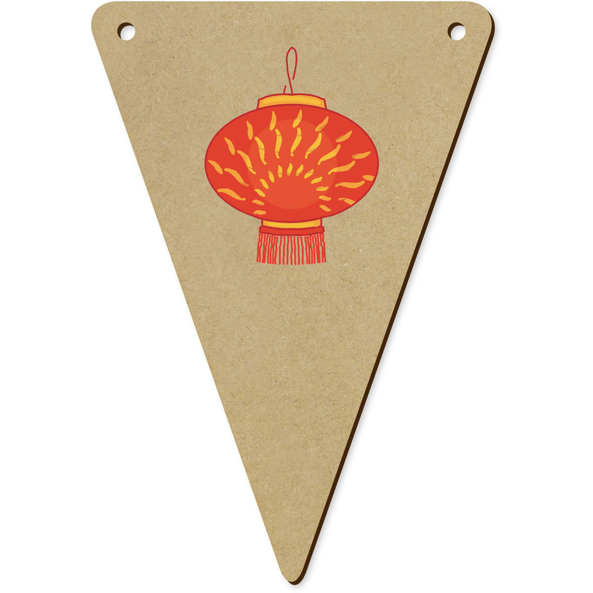 5 x 140mm 'Chinese Lantern' Bunting Pennants / Flags (BN00081035)