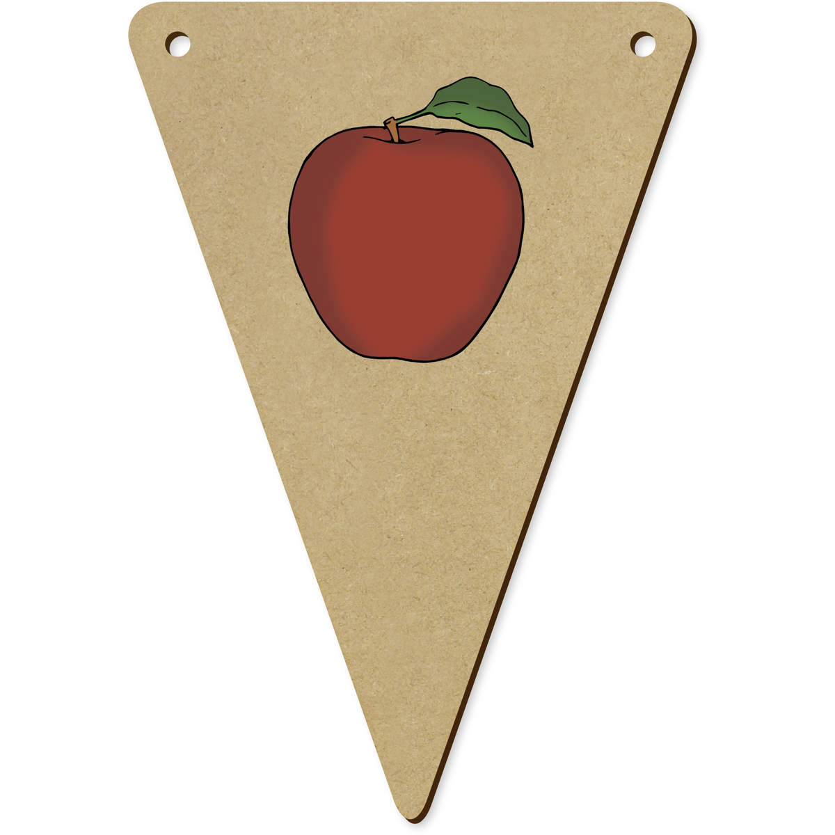 5 x 140mm 'Red Apple' Bunting Pennants / Flags (BN00081321)