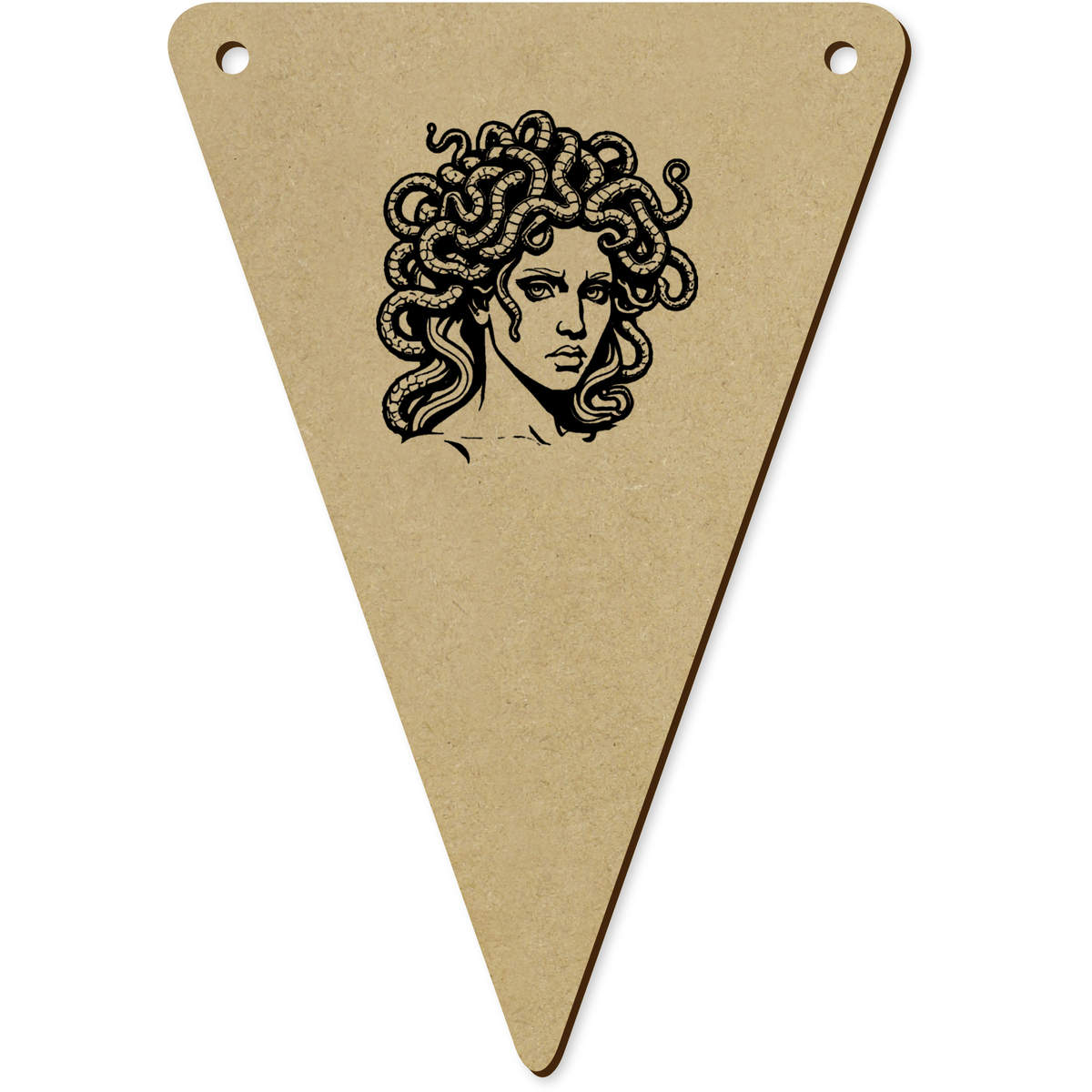 5 x 140mm 'Medusa Gorgon' Bunting Pennants / Flags (BN00081376)