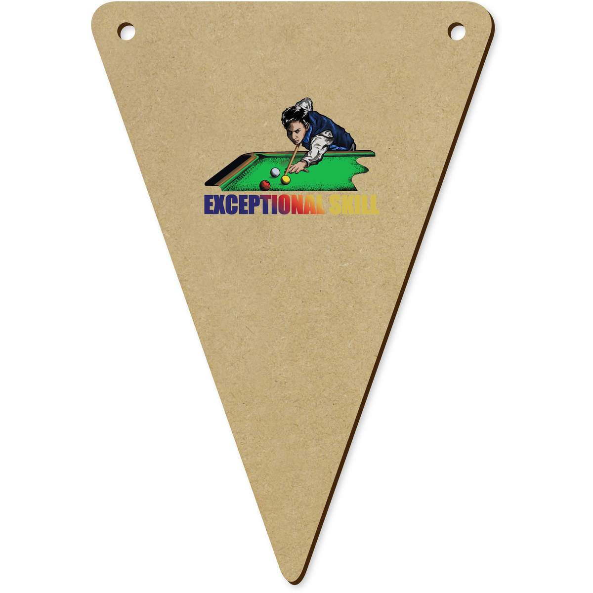 5 x 140mm 'The Billiard King' Bunting Pennants / Flags (BN00082309)