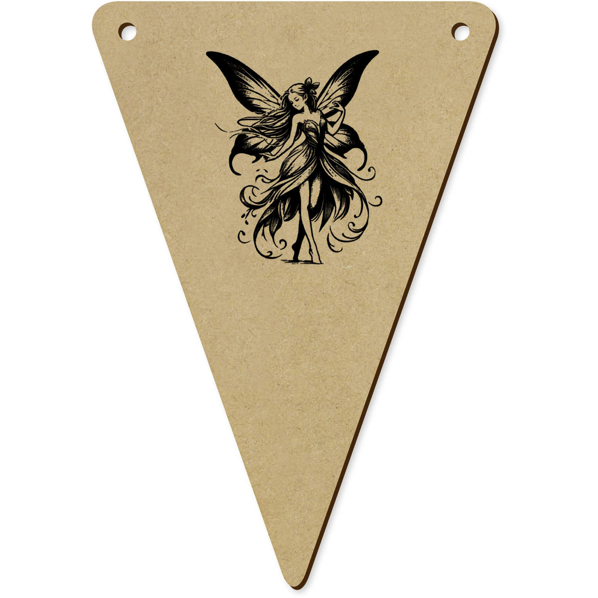 5 x 140mm 'Dancing Fairy' Bunting Pennants / Flags (BN00083300)