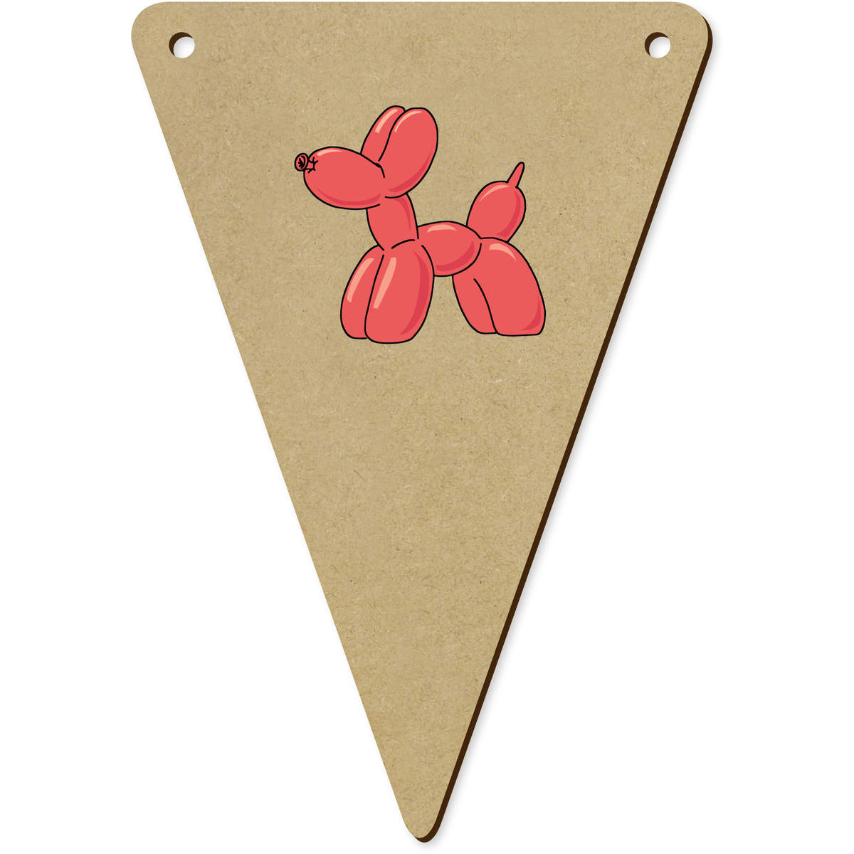 5 x 140mm 'Dog Balloon' Bunting Pennants / Flags (BN00086300)